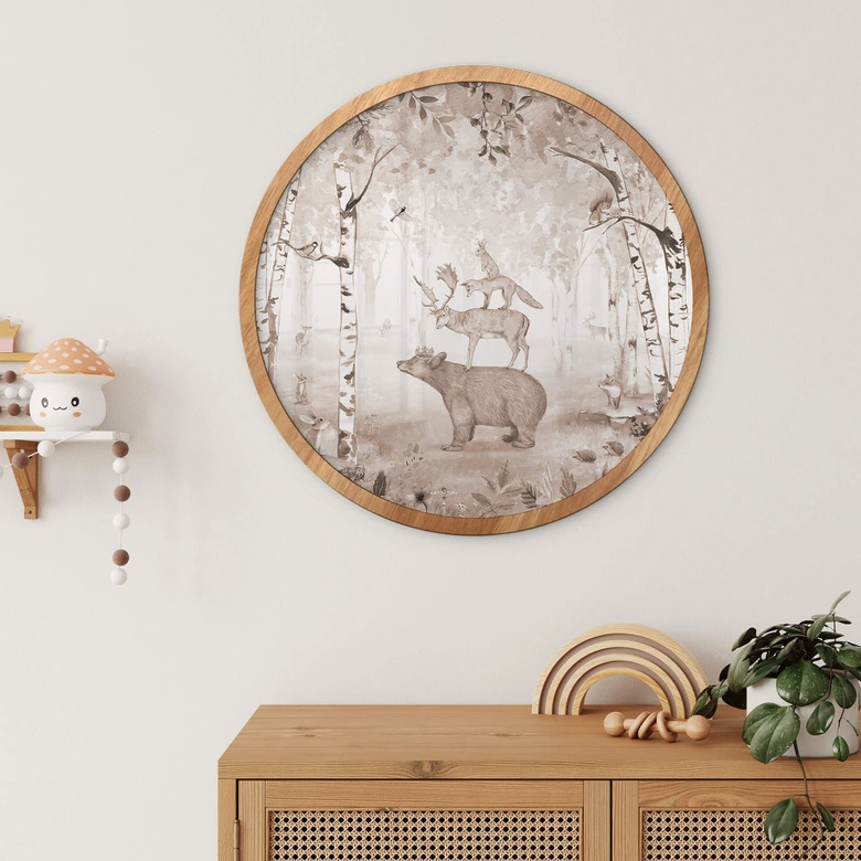 Póster Kikki Belle - El Rey Oso - Redondo 