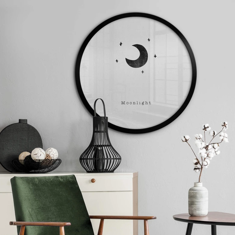 Poster Orara Studio - Moonlight - Rund 