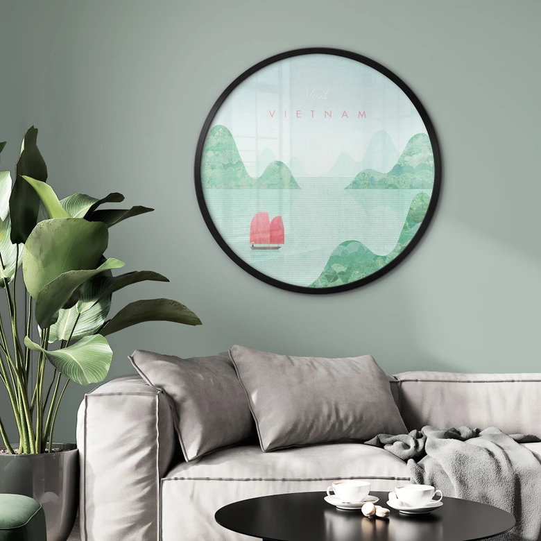 Poster Halong Bay på Vietnam-semester - Rivers - Runda 