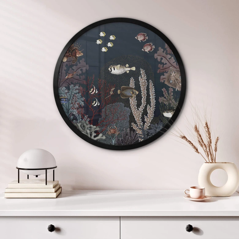 Poster Sir Edward - Djupt i havet - Rund 