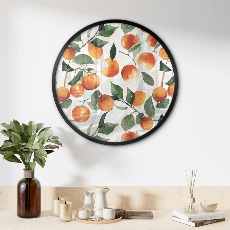 Poster Mandarines fruitées - UN Designs 