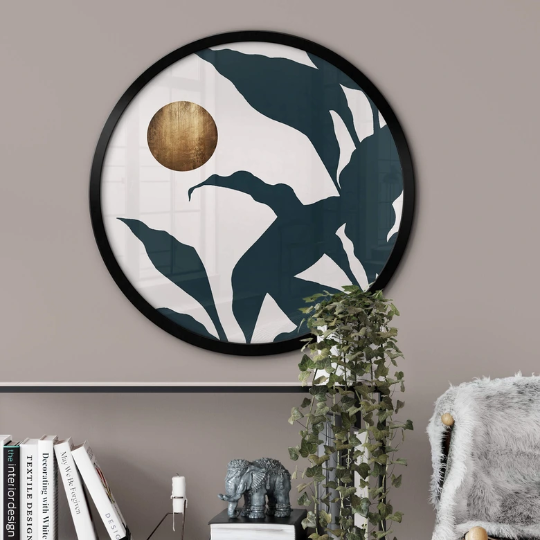 Poster Kubistika - In the jungle - Rund 