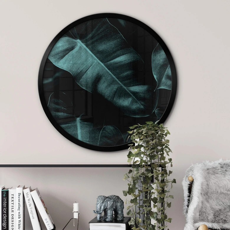 Poster Kubistika - Jungle - Rund 