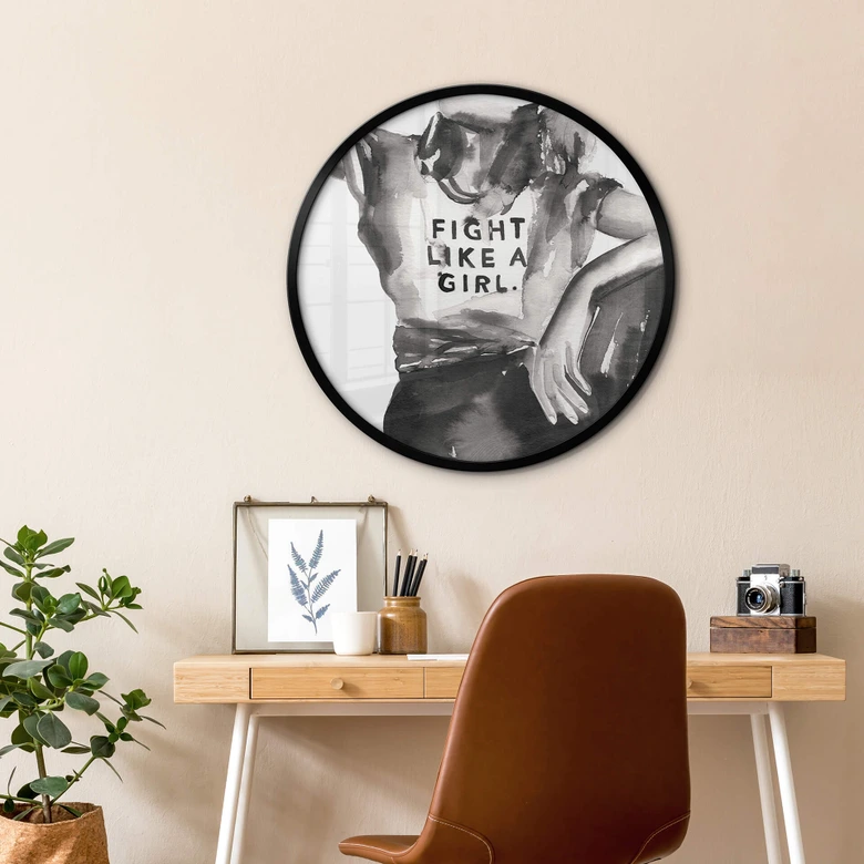 Plakat Verbaan - Fight like a Girl - Round 