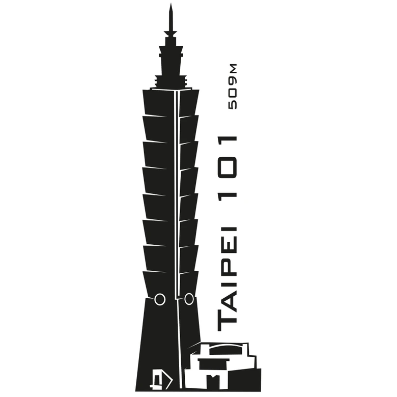 Taipei 101 Wall sticker 