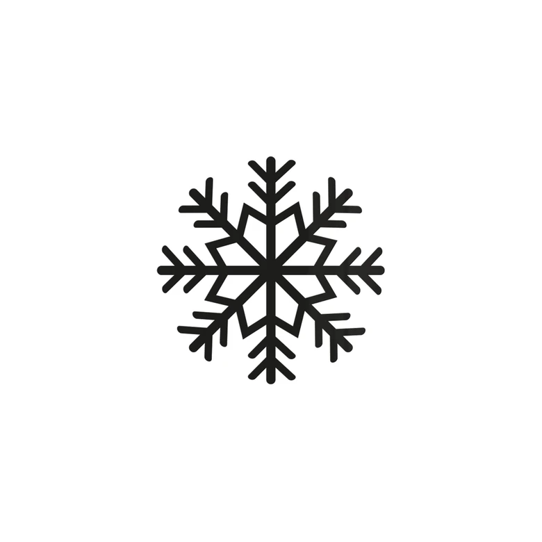 Weihnachtsdeko Schneeflocke - Acryldeko 