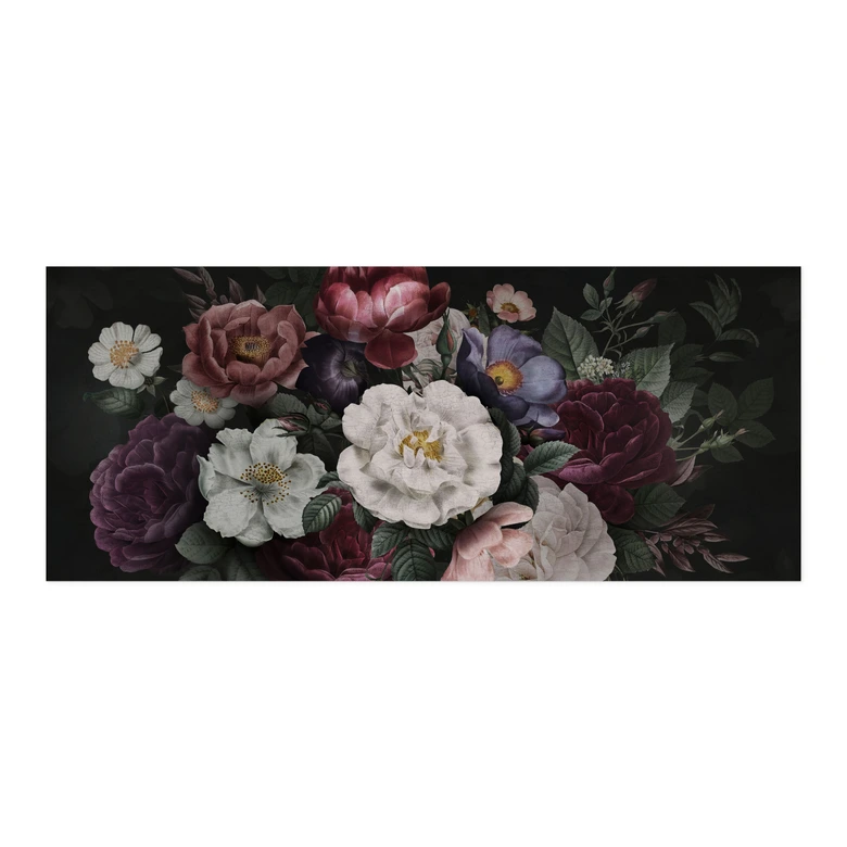 Revêtement pour cuisine adhésif Fleurs Nature morte style Redouté - Bloomery Decor 