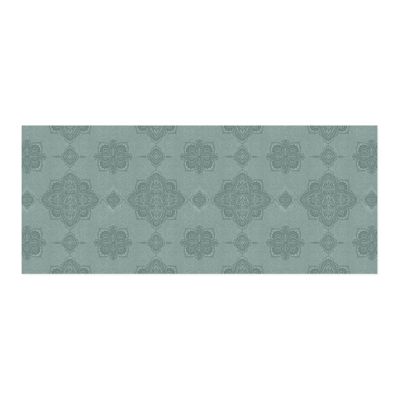 Self-adhesive kitchen splashback Mandala pattern Marrakech green - Bloomery Decor 