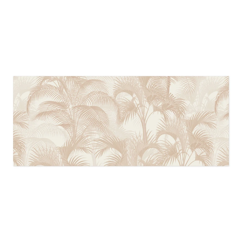 Self-adhesive kitchen splashback palm trees in the jungle beige - Bloomery Decor 