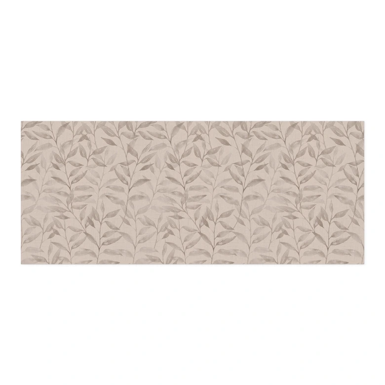 Selbstklebende Küchenrückwand Zarte Aquarell-Blätter - Soft Grau - Bloomery Decor 