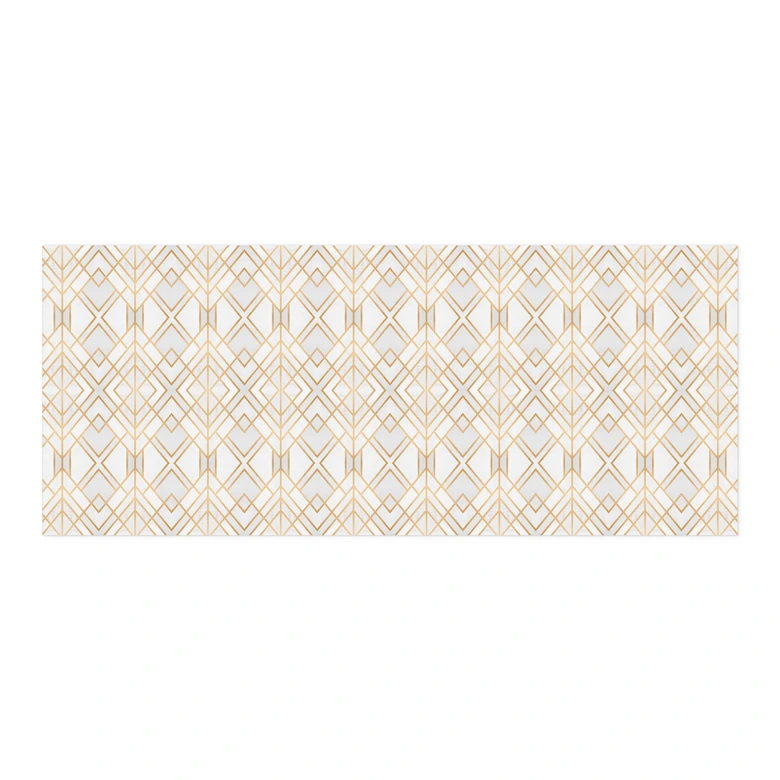 Selbstklebende Küchenrückwand Fredriksson - Goldene Geometrie 