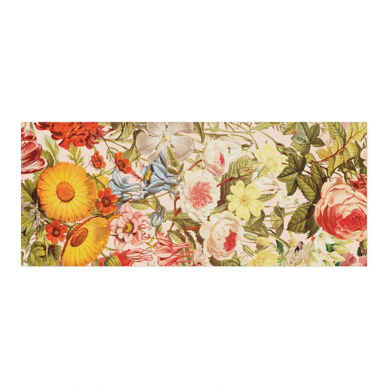 Selbstklebende Küchenrückwand Farbenfrohe Blumencollage - Frida Floral Studio 