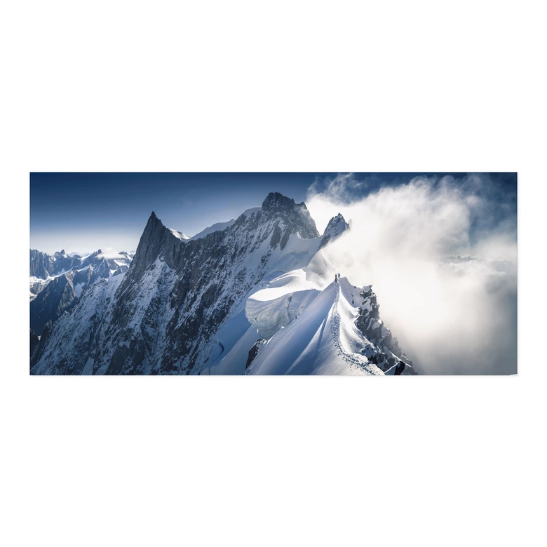 Selbstklebende Küchenrückwand Gipfel des Mont Blanc - Nienartowicz 