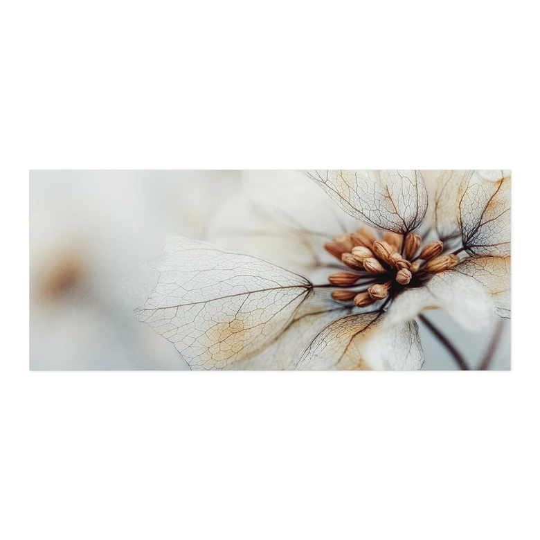 Selbstklebende Küchenrückwand Blütenstruktur einer Trockenblume - Treechild 