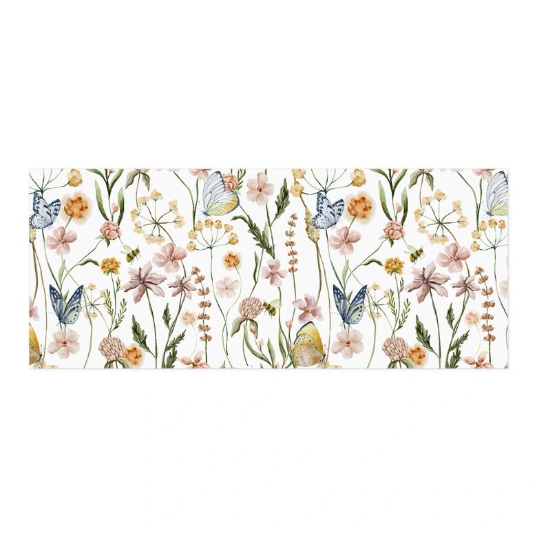 Självhäftande stänkpanel Våräng med fjärilar - UN Designs 