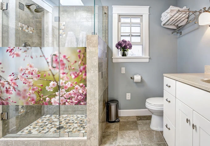 Raamfolie Kersenbloesem – panorama 