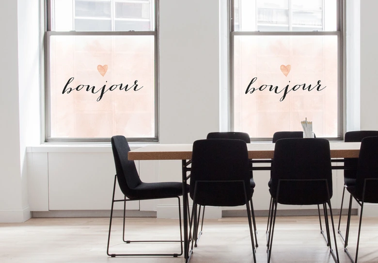 Raamfolie Confetti & Cream – Bonjour 