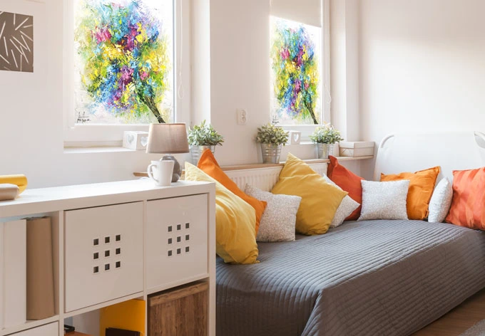 Sichtschutzfolie Fedrau - Lass Blumen sprechen 02 