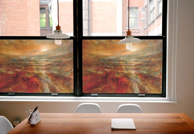 Sichtschutzfolie Schmucker - Sonnenaufgang 