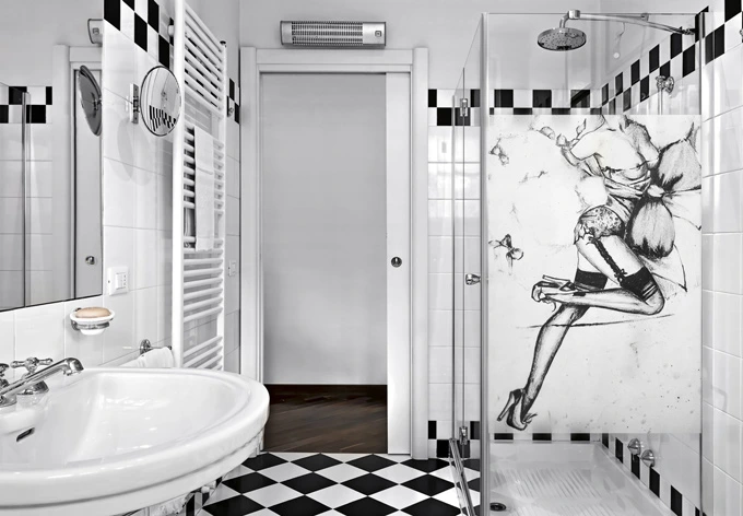 Sichtschutzfolie Verführerisches Pin-up 