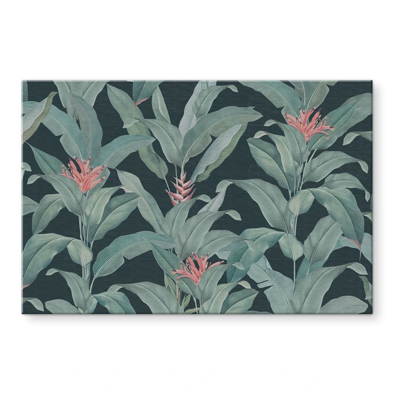 Spritzschutz Urban Jungle Tropenblätter Grün - Bloomery Decor 