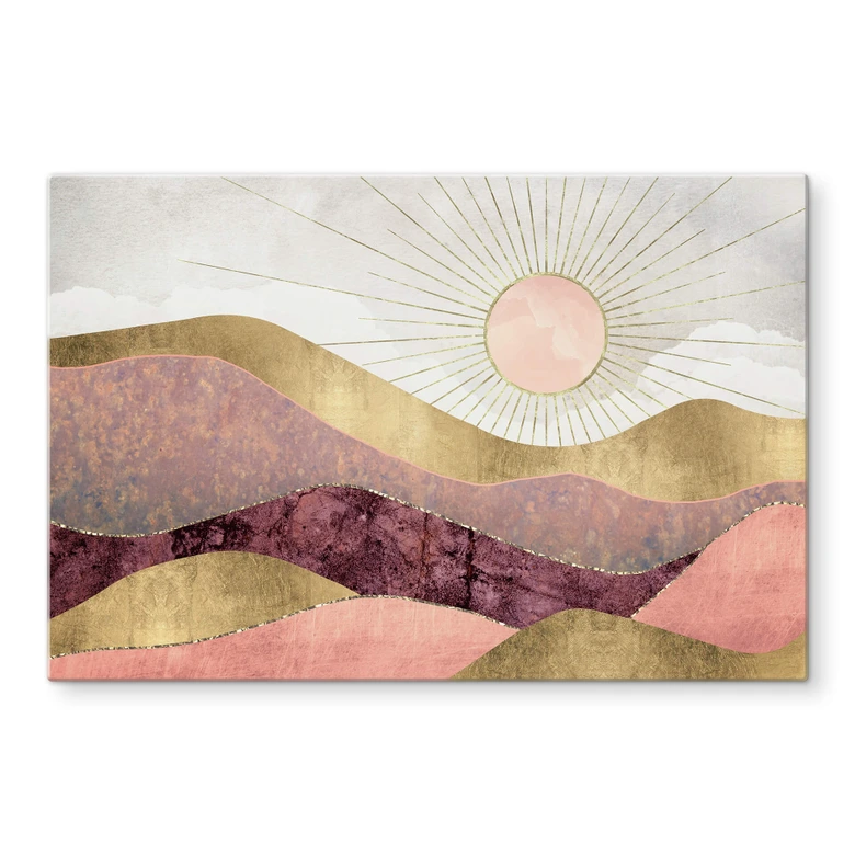 Spritzschutz SpaceFrog Designs - Rosa Sonne 