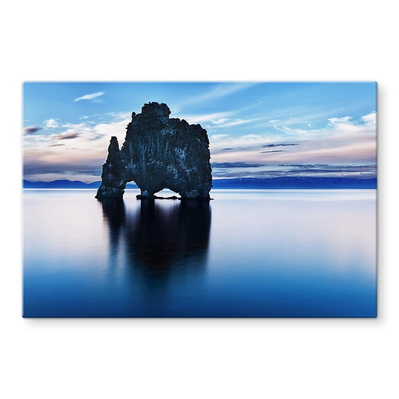 Spritzschutz - Felsen im Meer 