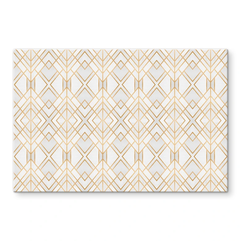 Spritzschutz Fredriksson - Goldene Geometrie 
