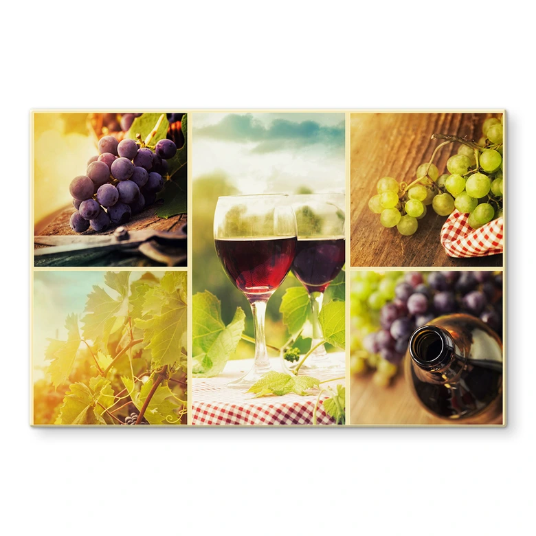 Spatscherm Wijn Collage 