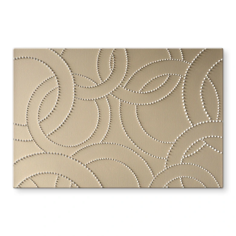 Spritzschutz Abstrakte Ringe beige - Grande 