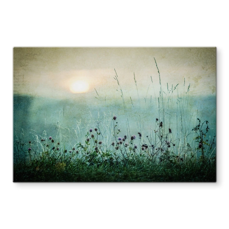 Spritzschutz Taubedeckter Sonnenaufgang - Kværnstrøm 