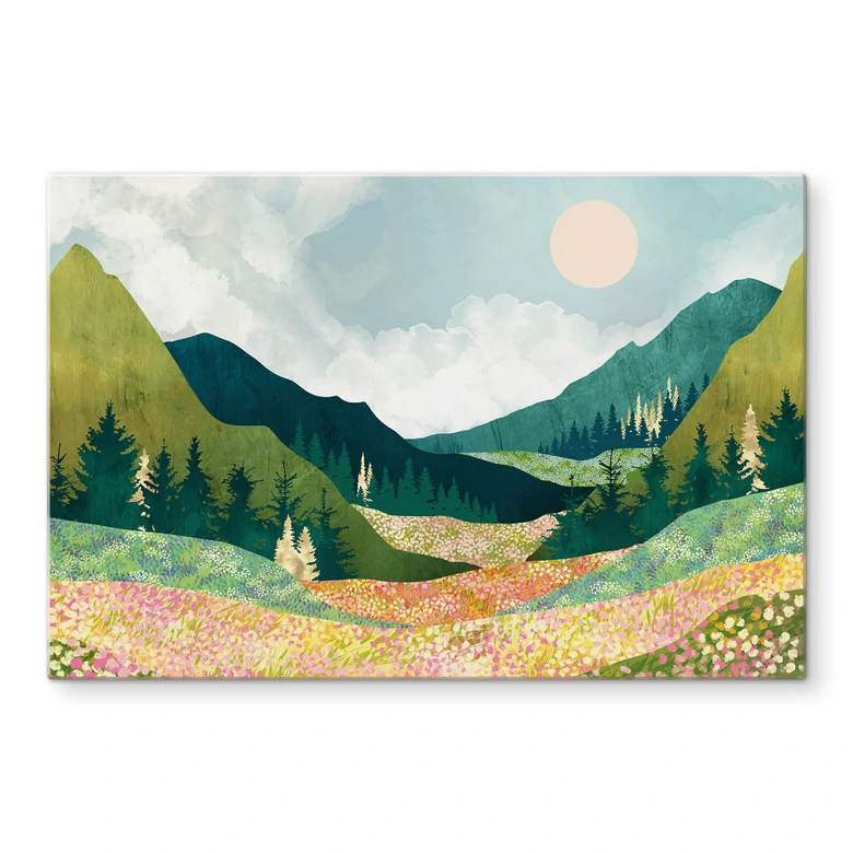 Spritzschutz Farbenfrohe Frühlingswiese - SpaceFrog Designs 