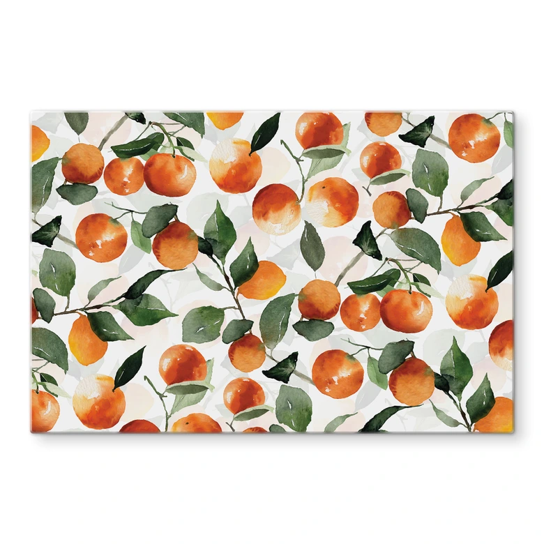 Spritzschutz Fruchtige Mandarinen - UN Designs 