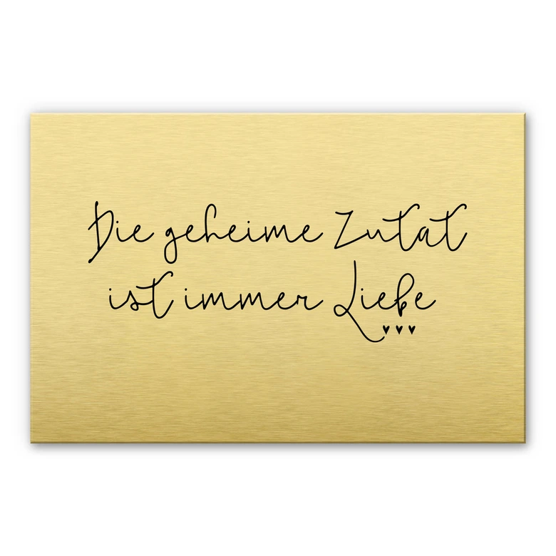 Spritzschutz - Die geheime Zutat ist immer Liebe 