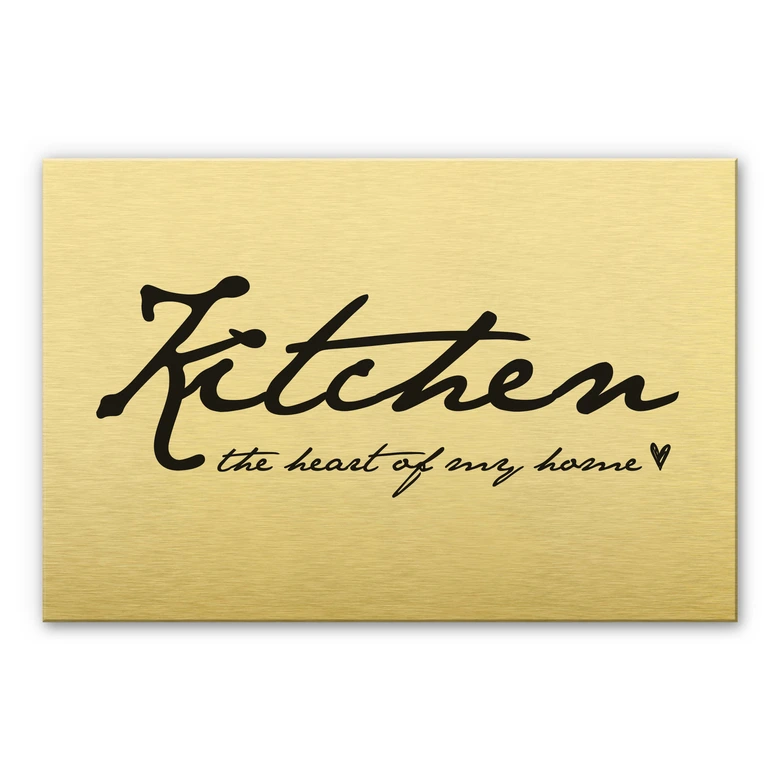 Spritzschutz Kitchen - The heart of my home 