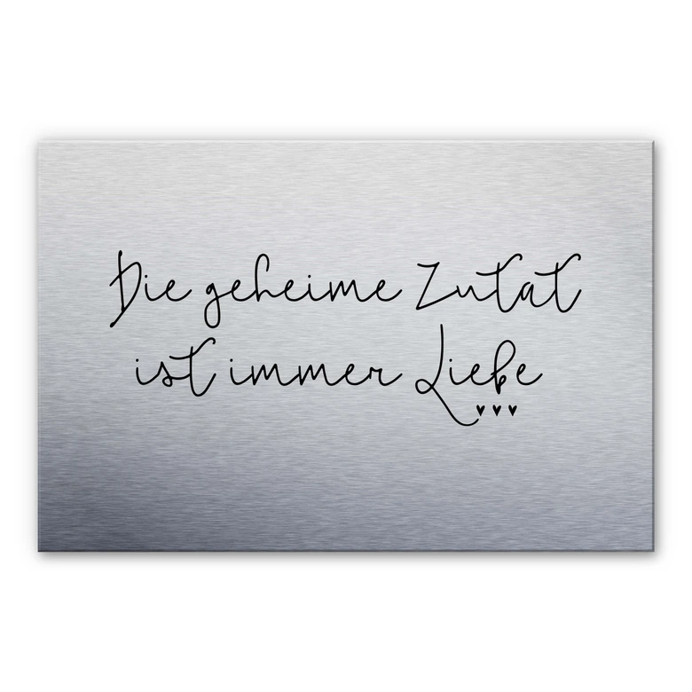 Spritzschutz - Die geheime Zutat ist immer Liebe 