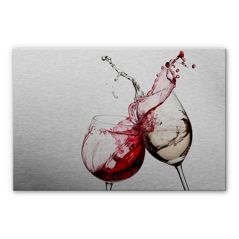 Pannello paraschizzi Bicchieri di vino 