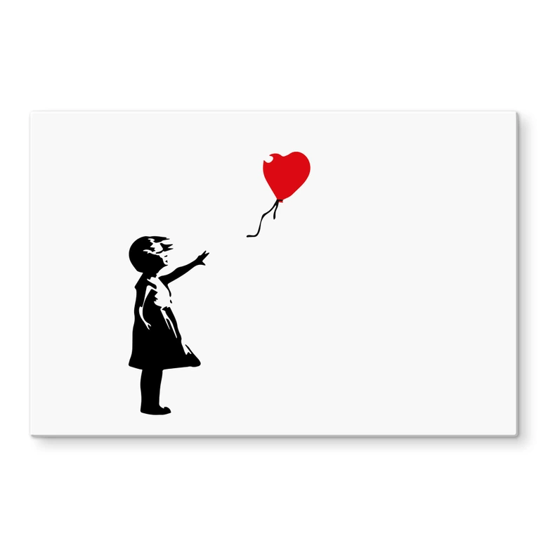 Spatscherm Banksy - Girl with the red Balloon 