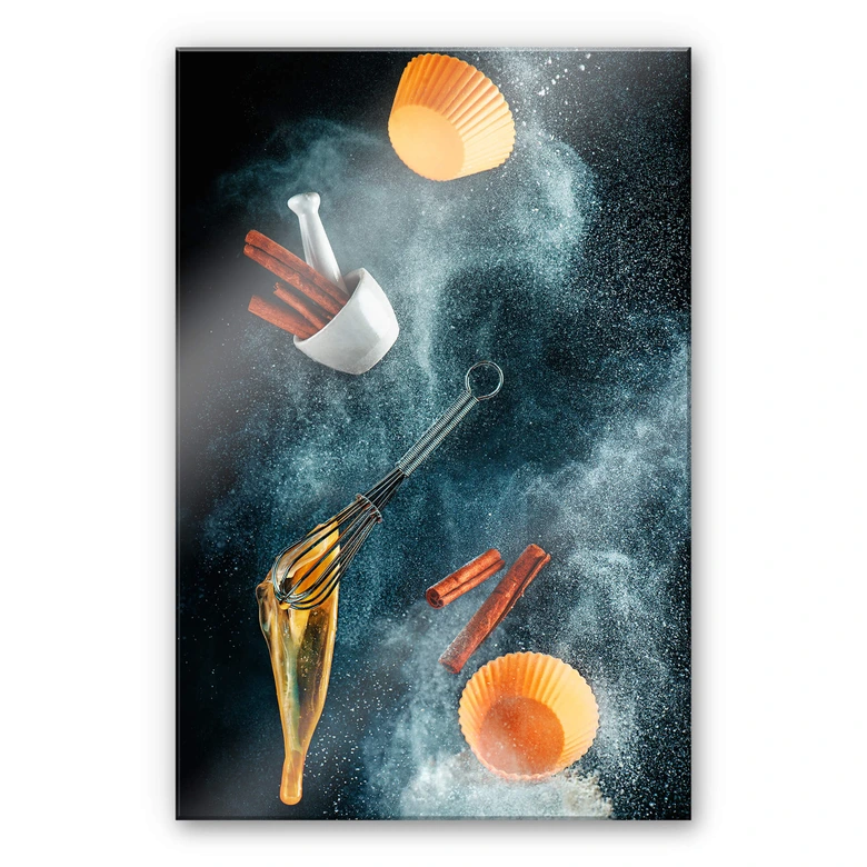 Spritzschutz Belenko - Kitchen mess: cinnamon cupcake 