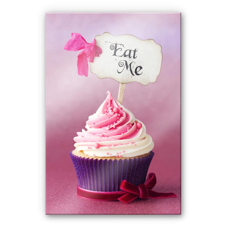 Spritzschutz Eat me! - hochkant 