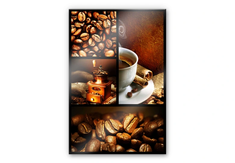 Spritzschutz Enjoy Coffee - hochkant 