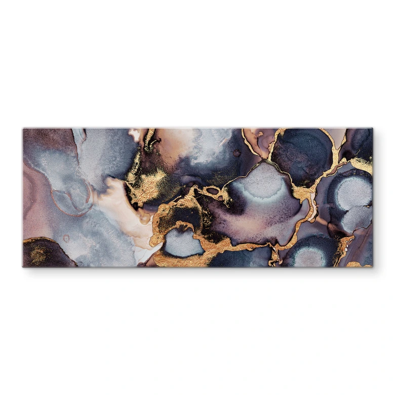 Spritzschutz Fredriksson - Tinte: Rosé und Gold - Panorama 