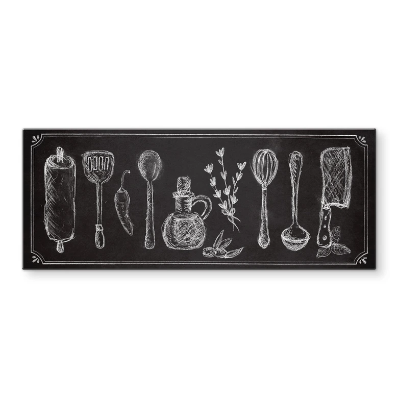 Spritzschutz Rustic Kitchen - Panorama 