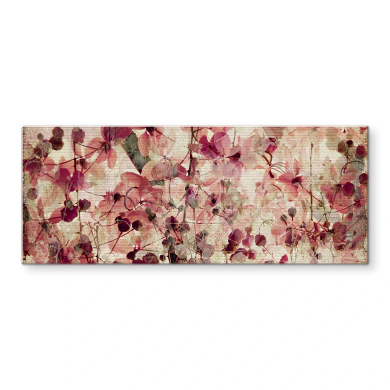 Crédence Motif floral vintage  - Panorama 