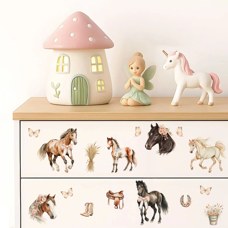 Sticker Chevaux nobles 