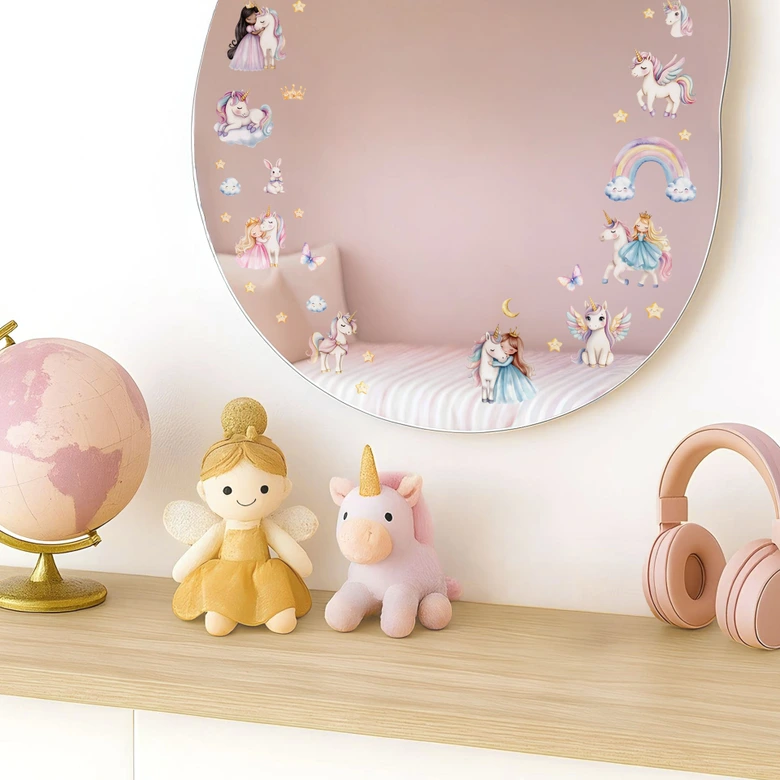 Autocollants Licornes de conte de fées 