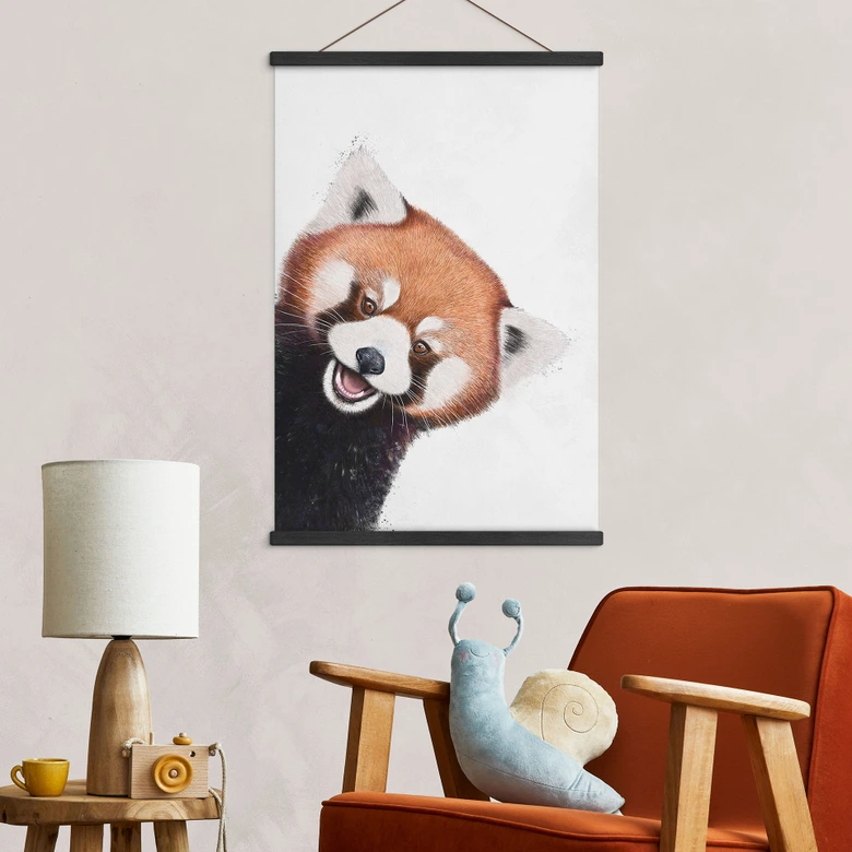 Stoffbild Roter Panda - Korenkova 