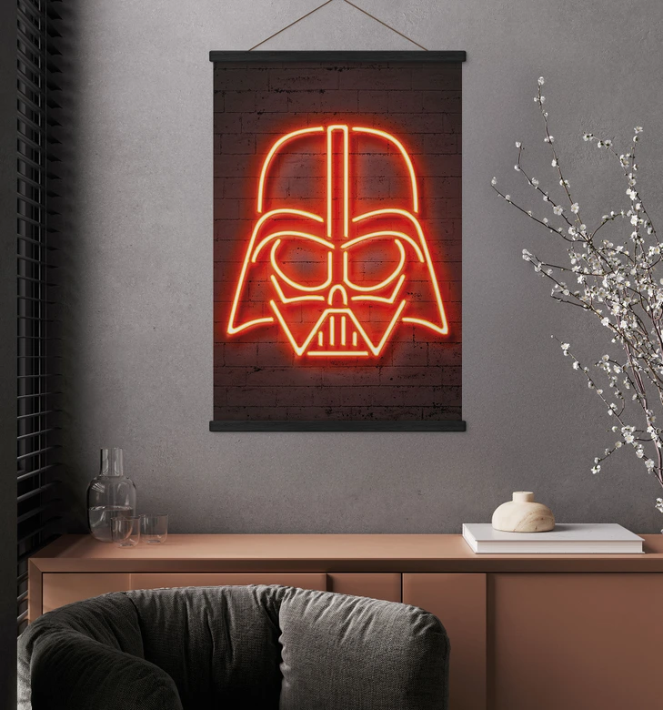 Darth Vader Textielposter - Mielu 