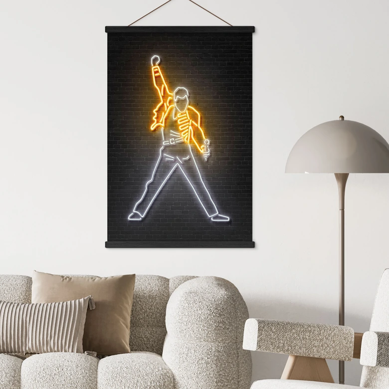 Stoffbild Freddie Mercury - Mielu 