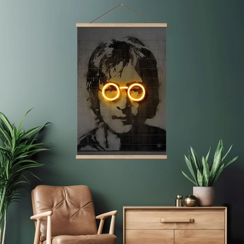 Póster de tela John Lennon - Mielu 